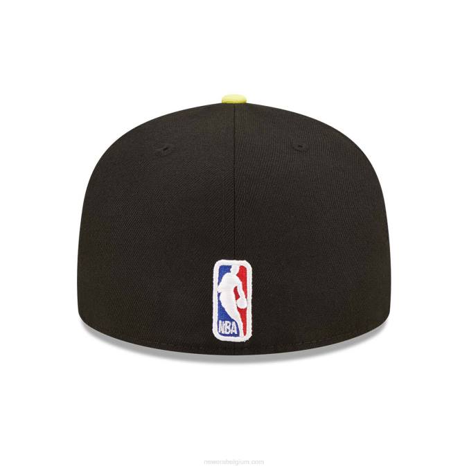 New Era utah jazz nba tip off 2022 zwarte 59fifty getailleerde pet BT24709