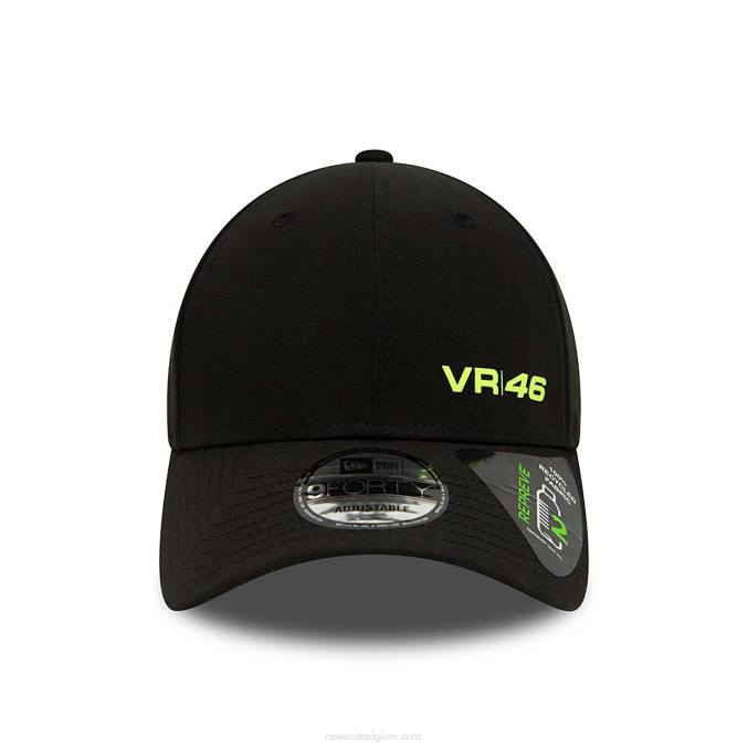 New Era vr46 repreve zwarte 9forty verstelbare pet BT241462