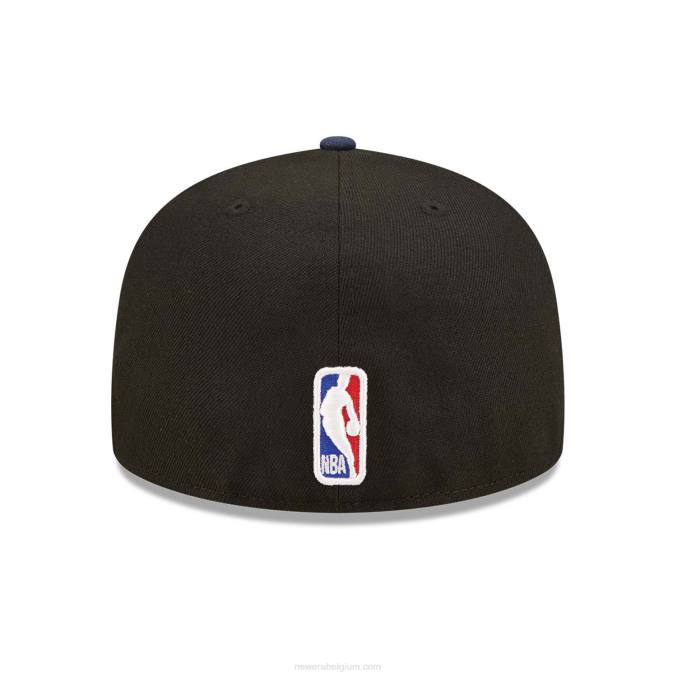 New Era washington wizards nba tip off2022 zwarte 59fifty getailleerde pet BT24770