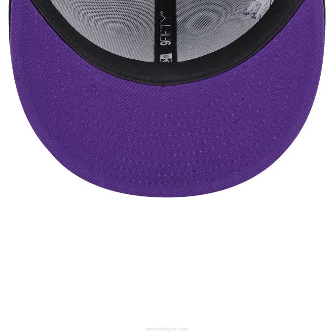New Era zwarte panter zwarte 9fifty snapback pet BT241855