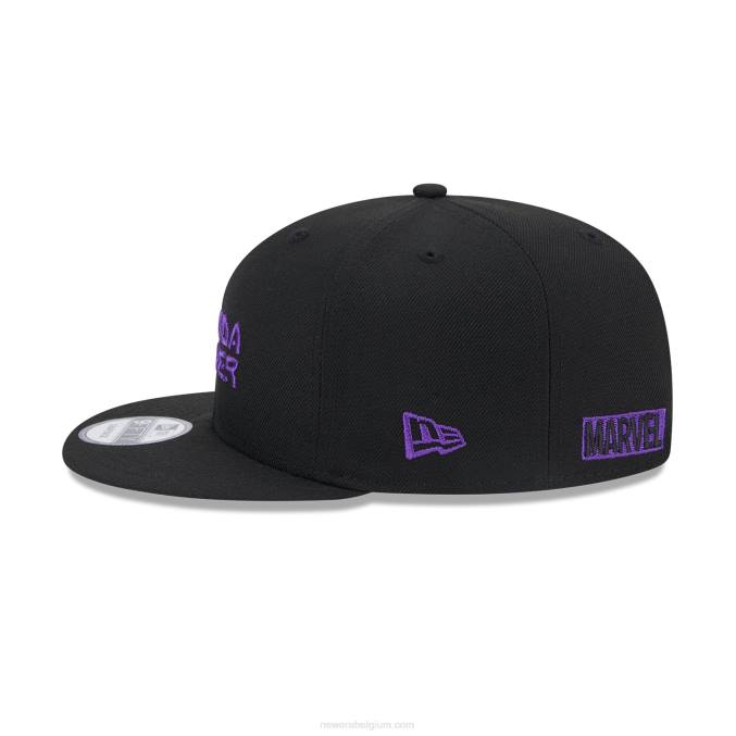 New Era zwarte panter zwarte 9fifty snapback pet BT241855