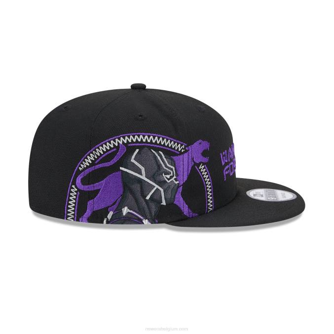 New Era zwarte panter zwarte 9fifty snapback pet BT241855