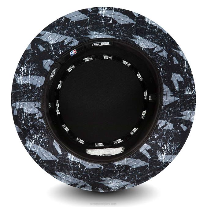 New Era Brooklyn Nets print infill zwarte vissershoed BT242314