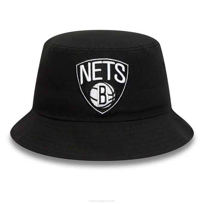 New Era Brooklyn Nets print infill zwarte vissershoed BT242314