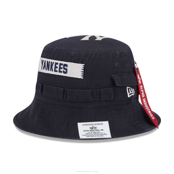 New Era New York Yankees Alpha Industries x mlb marineblauwe vissershoed BT242275