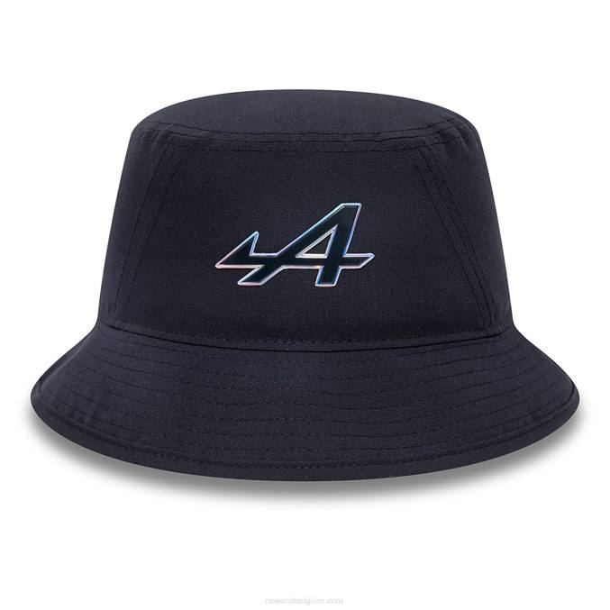 New Era alpine marineblauwe vissershoed met iriserende badge BT242306