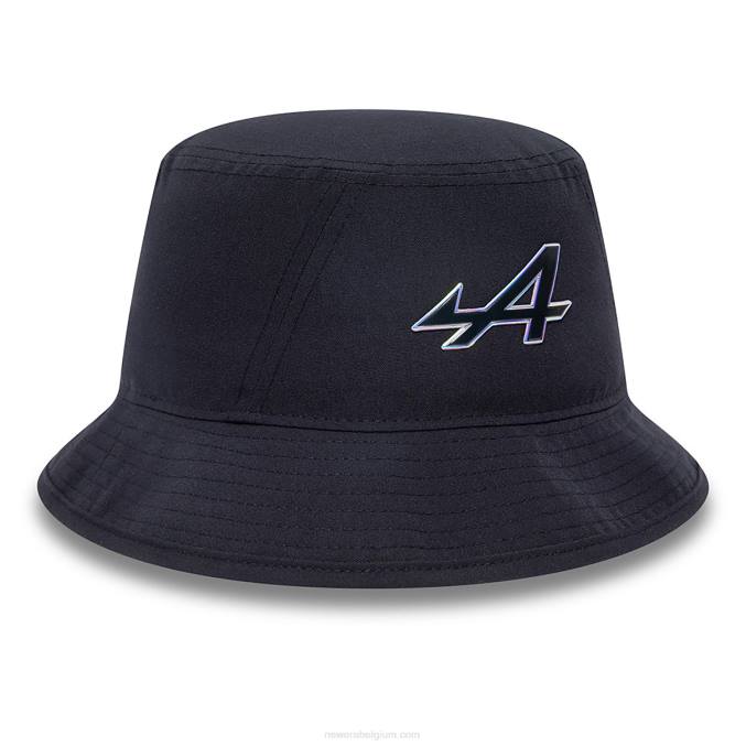 New Era alpine marineblauwe vissershoed met iriserende badge BT242306