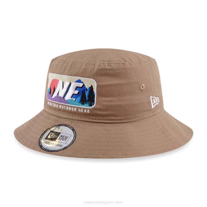New Era avontuurlijke lichtbruine vissershoed BT242295