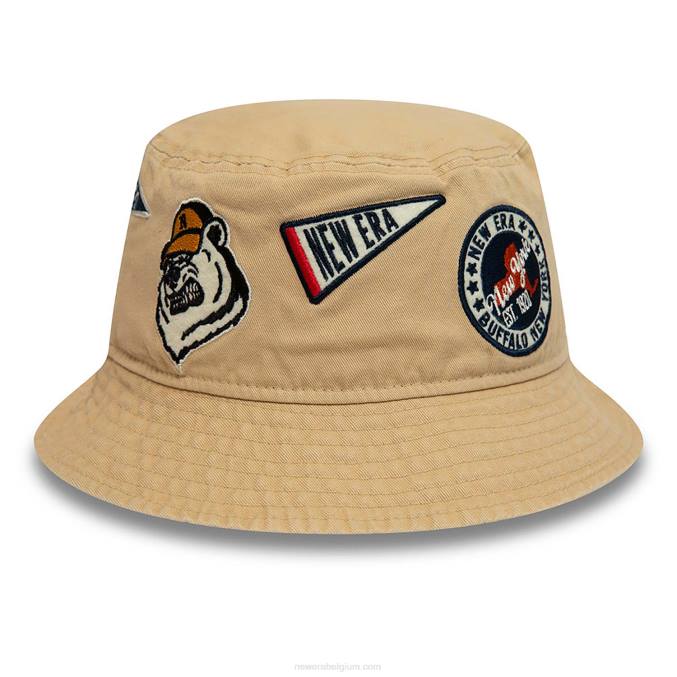 New Era erfgoed all-over patch stenen vissershoed BT242310