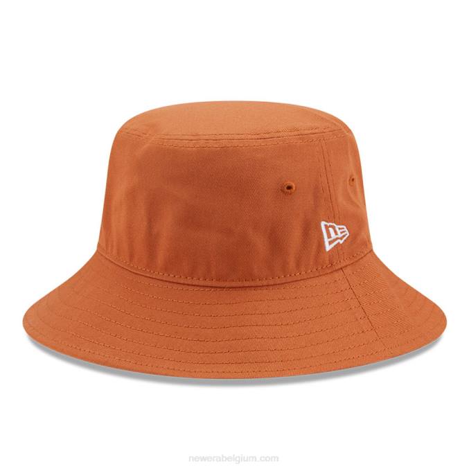 New Era essentiële bruine taps toelopende vissershoed BT242309