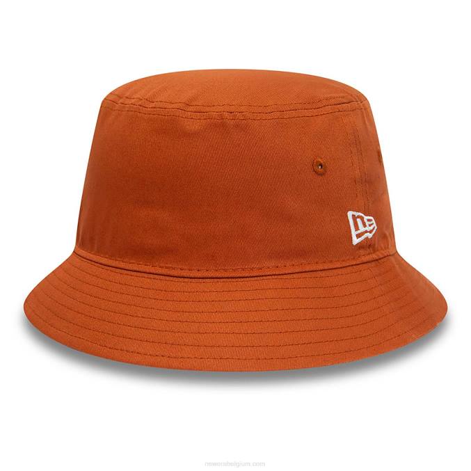 New Era essentiële taps toelopende bruine vissershoed BT242284