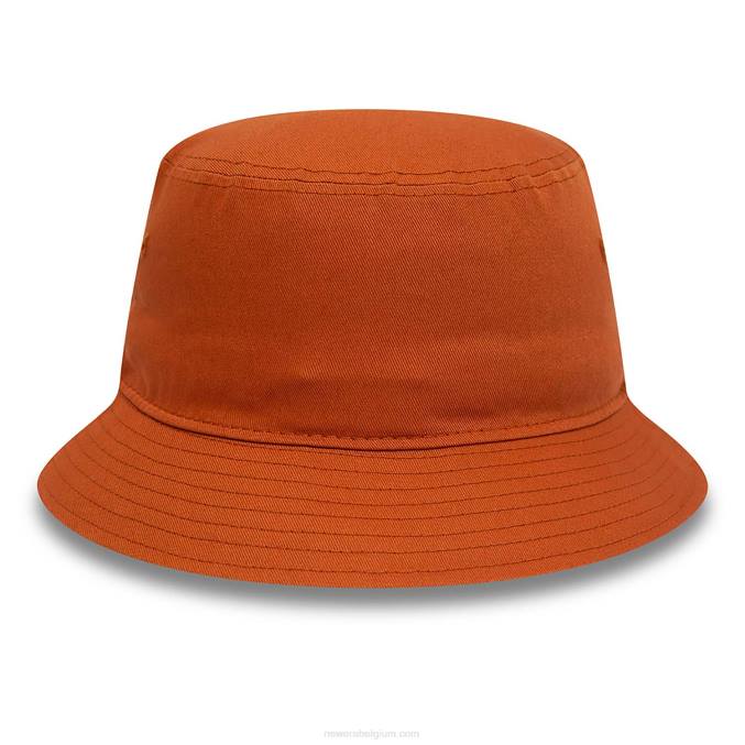 New Era essentiële taps toelopende bruine vissershoed BT242284
