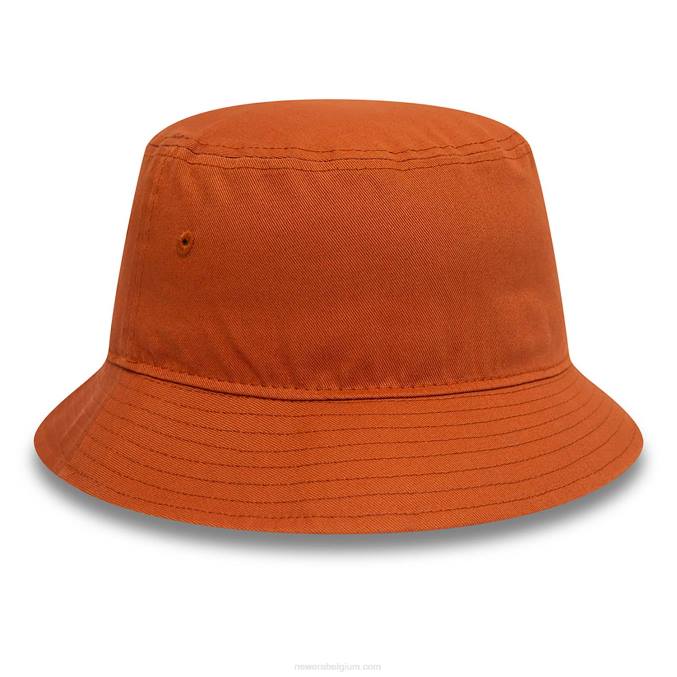 New Era essentiële taps toelopende bruine vissershoed BT242284