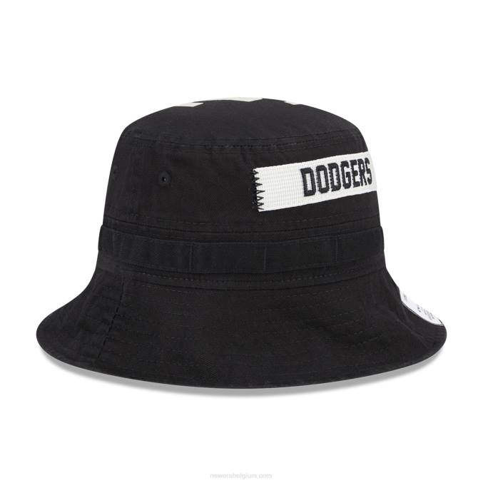 New Era la dodgers alpha industries x mlb zwarte vissershoed BT242278