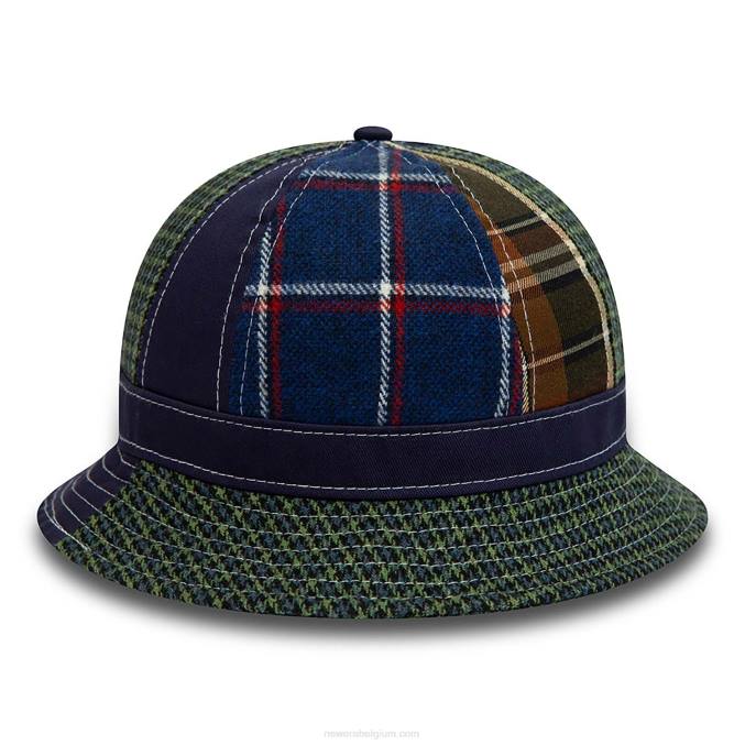 New Era patchpaneel ontdekkingsreiziger donkergroene vissershoed BT242318