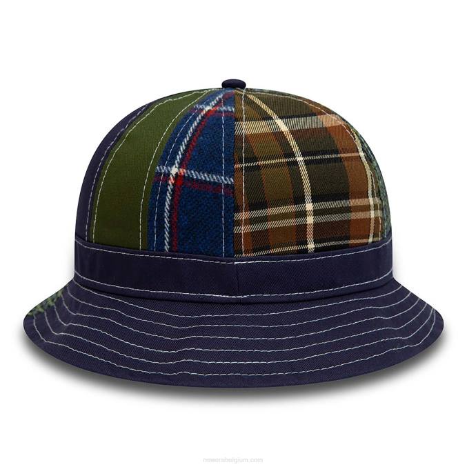 New Era patchpaneel ontdekkingsreiziger donkergroene vissershoed BT242318