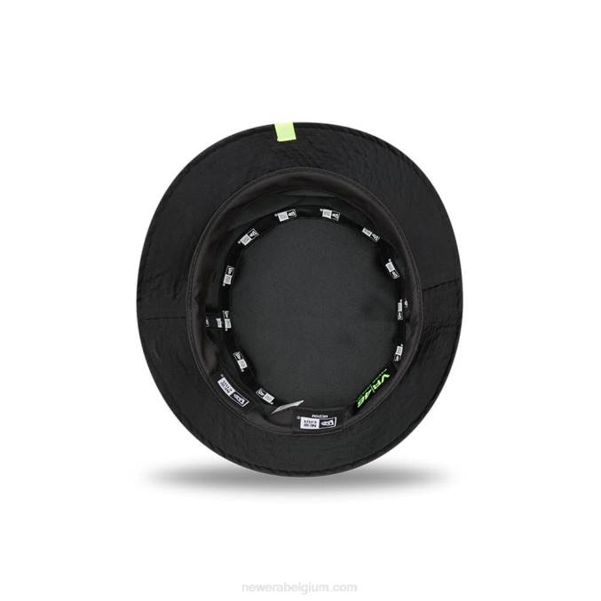 New Era vr46 zwarte vissershoed met geometrische print BT242303