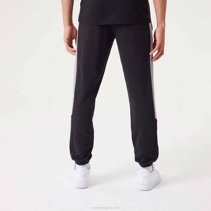 New Era Brooklyn Nets nba script zwarte joggingbroek BT242605