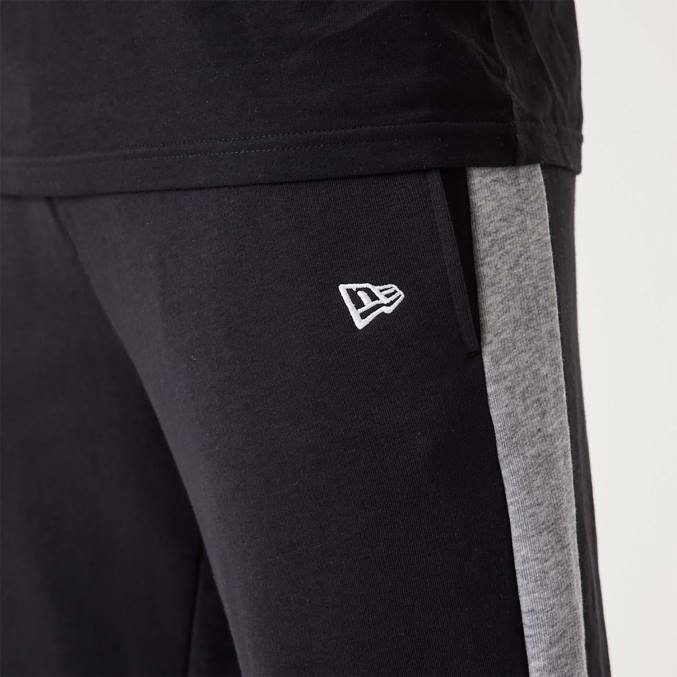 New Era Brooklyn Nets nba script zwarte joggingbroek BT242605