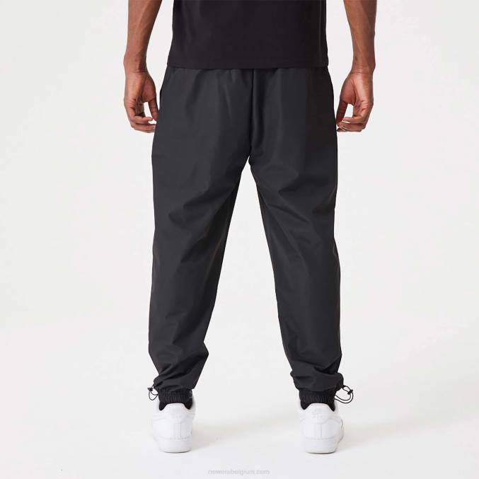 New Era Brooklyn Nets nba zwarte joggingbroek met all-over printpaneel BT242591