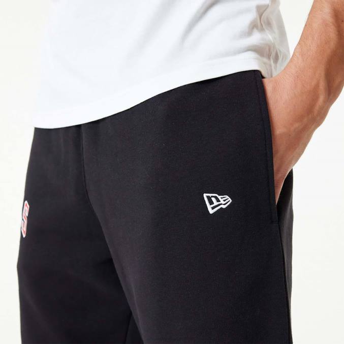 New Era Chicago Bulls nba essentiële zwarte joggingbroek BT242597