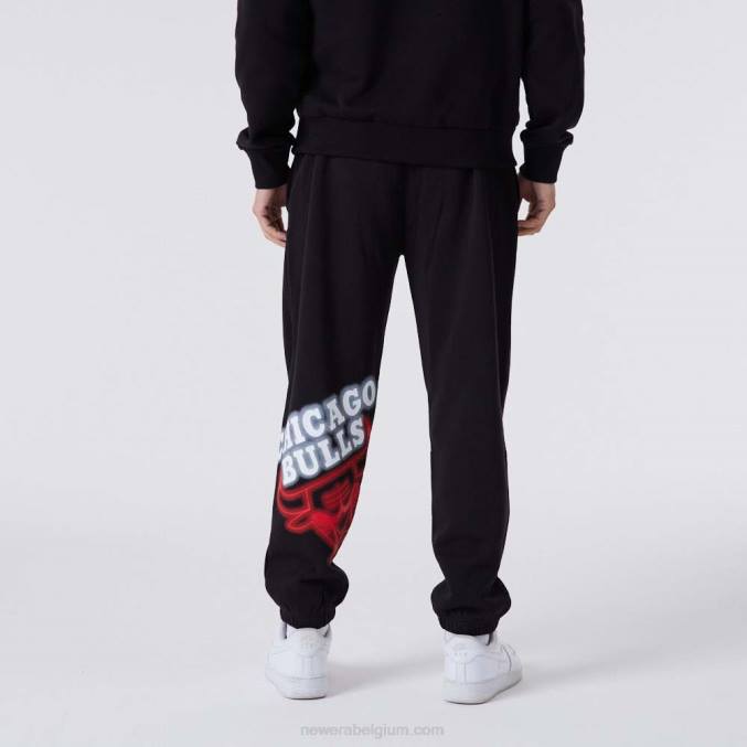 New Era Chicago Bulls neon zwarte joggingbroek BT242592
