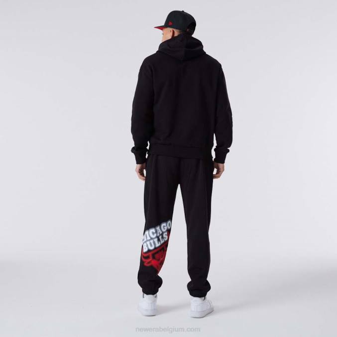 New Era Chicago Bulls neon zwarte joggingbroek BT242592