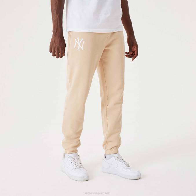 New Era New York Yankees MLB League essentiële lichtbeige joggingbroek BT242613