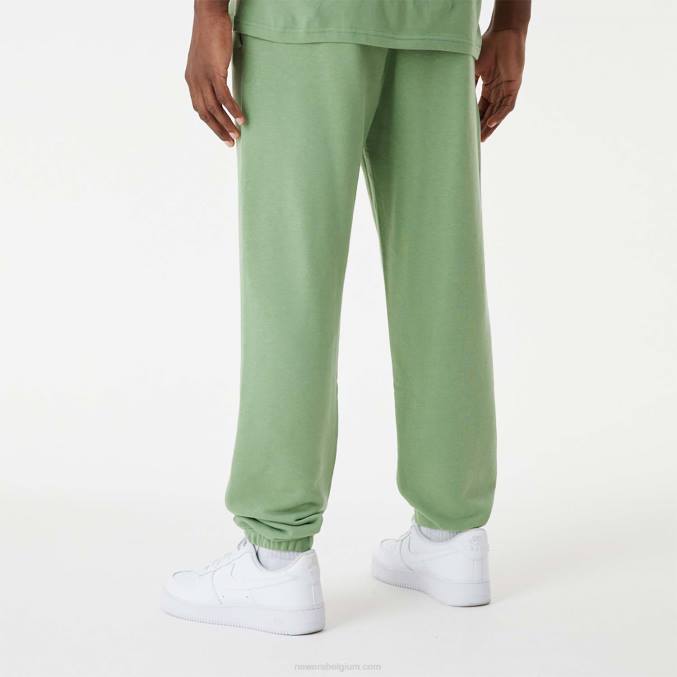 New Era New York Yankees MLB gestapelde groene joggingbroek met logo BT242587