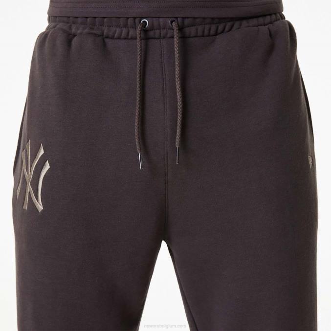New Era New York Yankees mlb geborduurd logo verbrand hout joggers BT242623