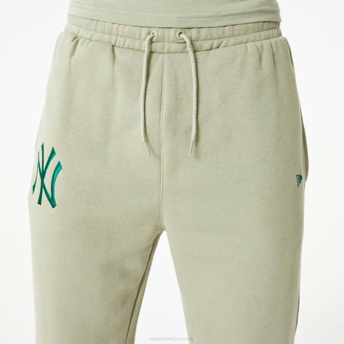 New Era New York Yankees mlb gewassen kaki joggingbroek met geborduurd logo BT242624
