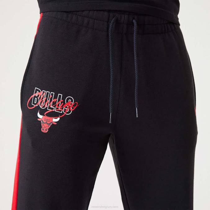 New Era chicago bulls nba script zwarte joggingbroek BT242607