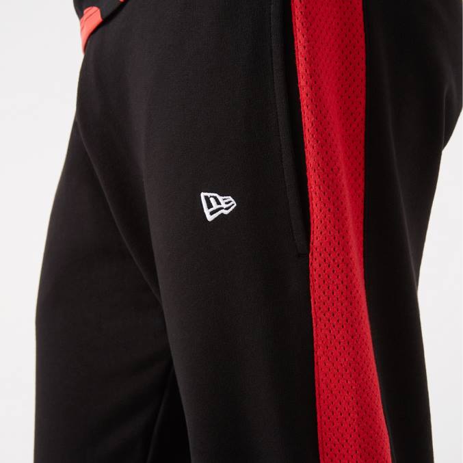 New Era chicago bulls nba team logo gestreepte zwarte joggingbroek BT242614