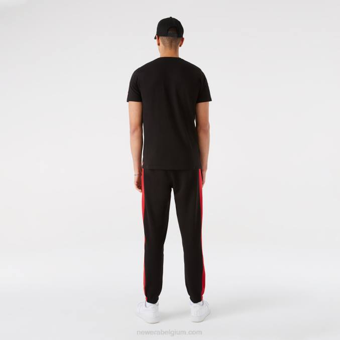 New Era chicago bulls nba team logo gestreepte zwarte joggingbroek BT242614