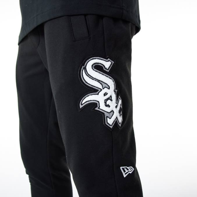 New Era chicago white sox mlb logo select zwarte joggingbroek BT242604