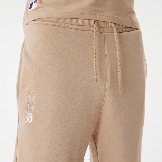 New Era detroit tigers mlb gestapelde bruine joggingbroek met logo BT242585