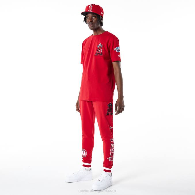 New Era la angels mlb logo select rode joggingbroek BT242606