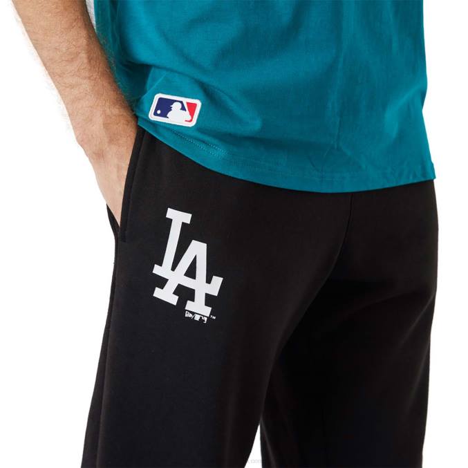 New Era la dodgers mlb team logo zwarte joggingbroek BT242600