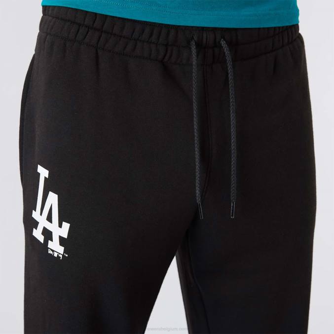 New Era la dodgers mlb team logo zwarte joggingbroek BT242600