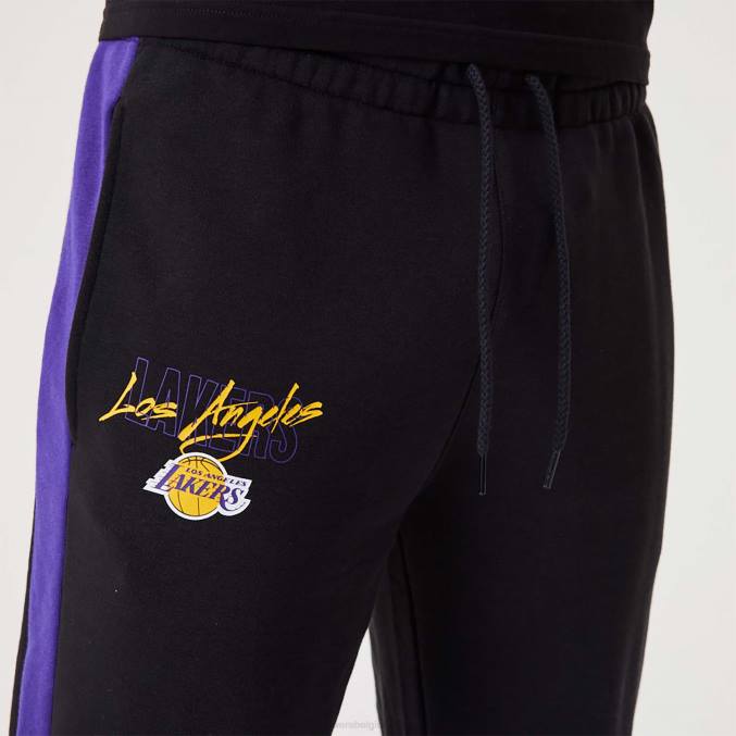New Era la lakers nba script zwarte joggingbroek BT242611