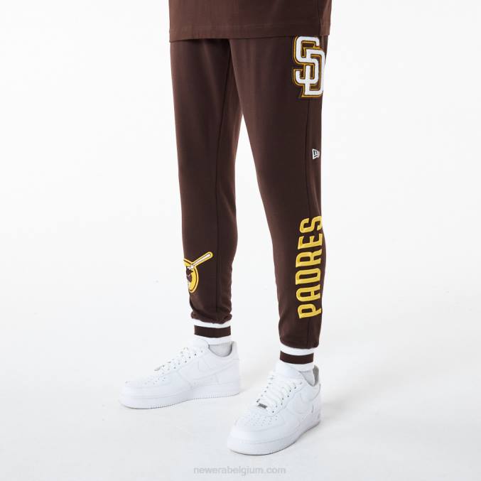 New Era san diego padres mlb logo select zwarte joggingbroek BT242608