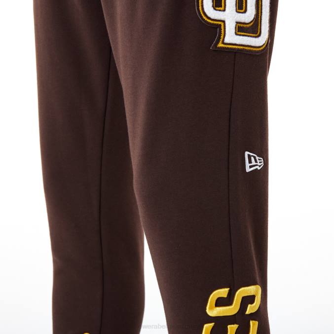 New Era san diego padres mlb logo select zwarte joggingbroek BT242608
