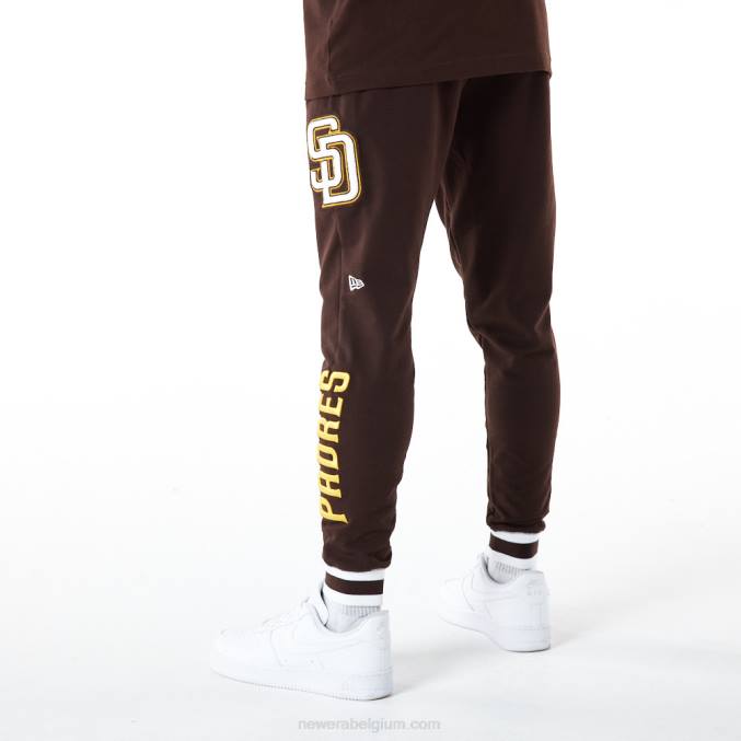 New Era san diego padres mlb logo select zwarte joggingbroek BT242608