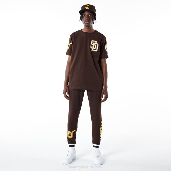 New Era san diego padres mlb logo select zwarte joggingbroek BT242608