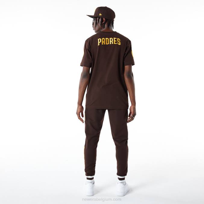 New Era san diego padres mlb logo select zwarte joggingbroek BT242608