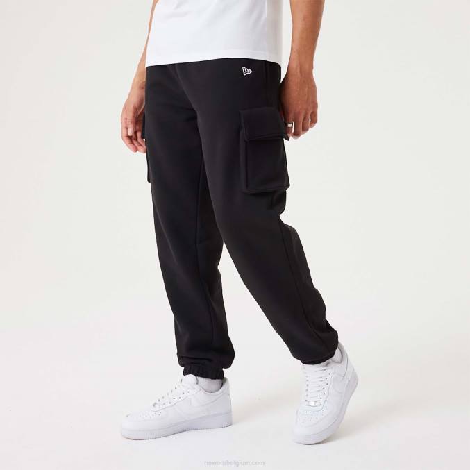 New Era zwarte cargo-joggingbroek BT242619