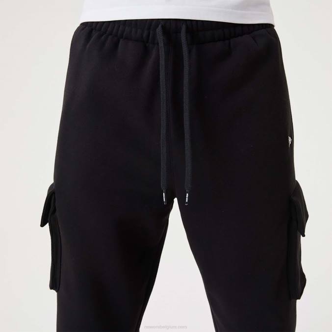 New Era zwarte cargo-joggingbroek BT242619