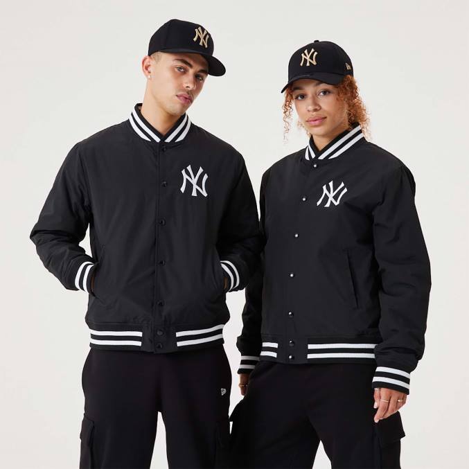New Era New York Yankees mlb teamlogo zwart bomberjack BT242573