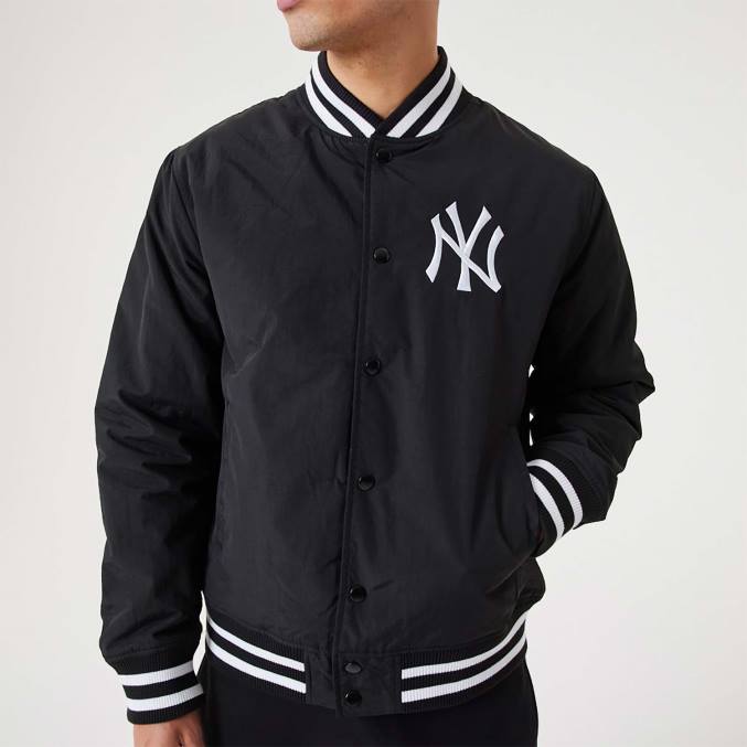 New Era New York Yankees mlb teamlogo zwart bomberjack BT242573