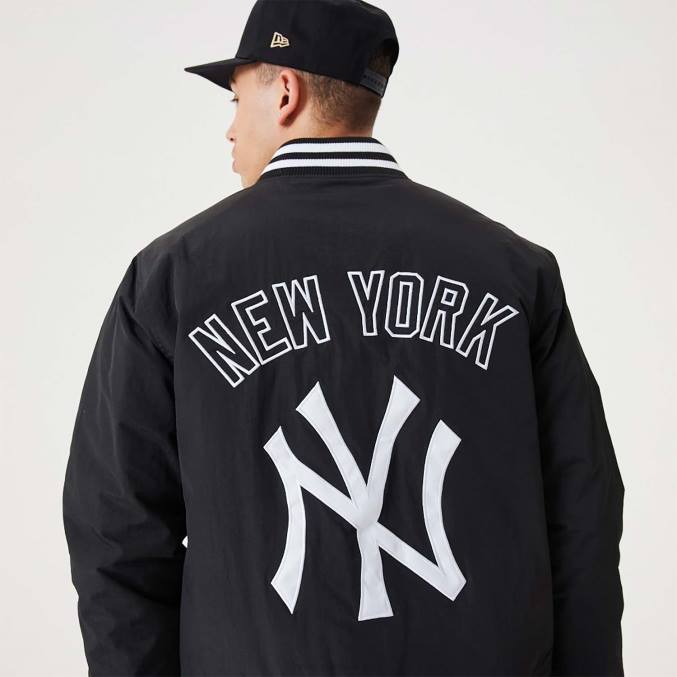 New Era New York Yankees mlb teamlogo zwart bomberjack BT242573
